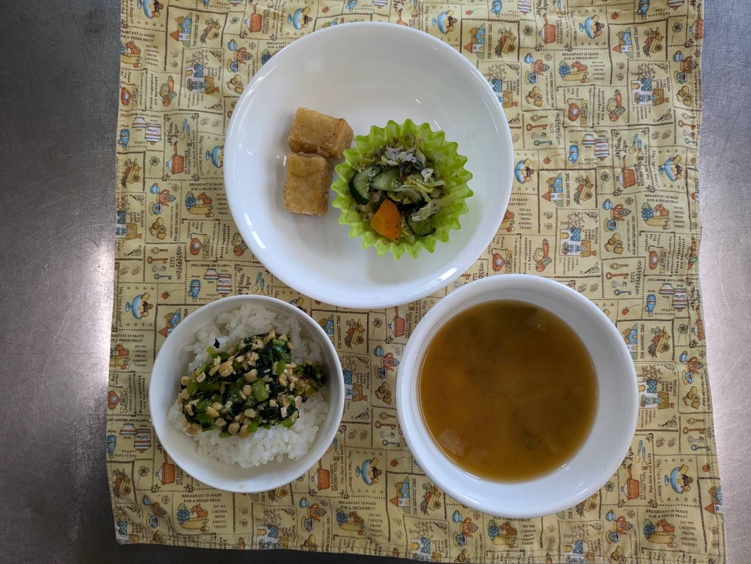 今日の給食　2025年4月17日